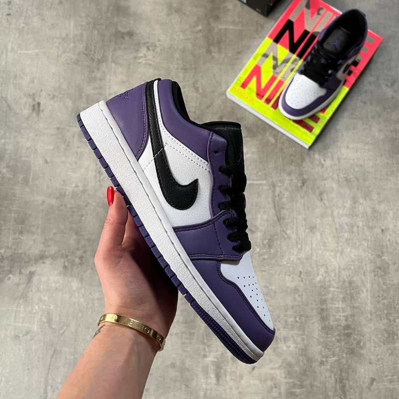 Nike Air Jordan 1 Low Court Purple   Main Image